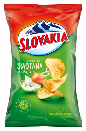 SLOVAKIA chips smotana a cibuľa