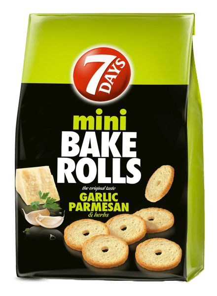 BAKE ROLLS mini Garlic+Parmesan