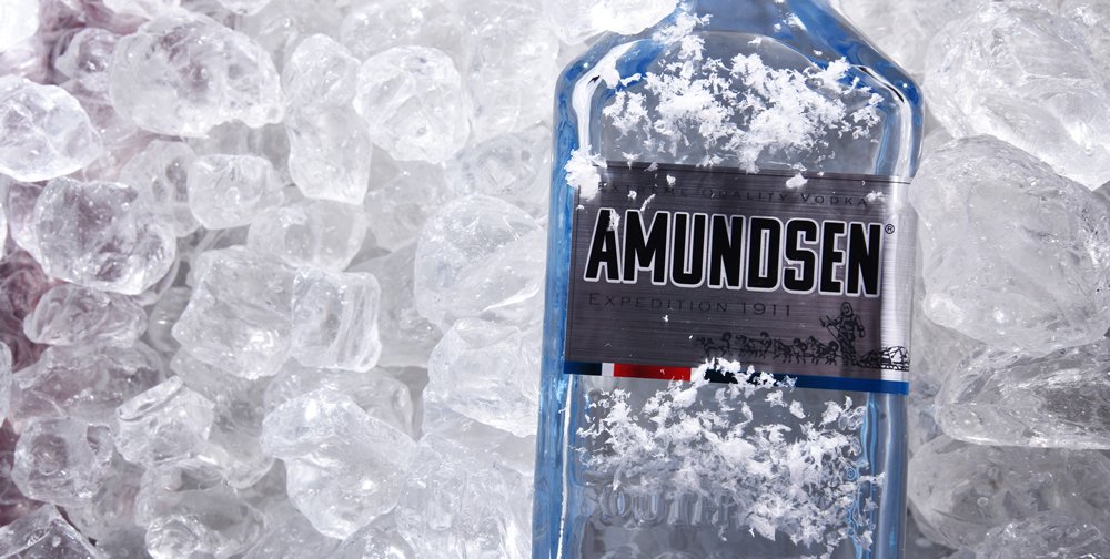 Amundsen vodka - flaša