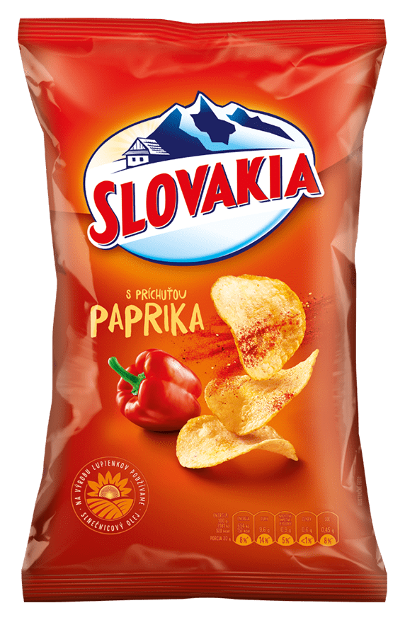 SLOVAKIA chips PAPRIKA